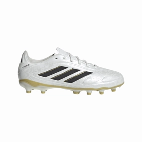 Stable Ground Daily Wear adidas Junior Copa Pure lll League FG Firm Ground Cleats - Ftwr White/Core Black/Gold Met