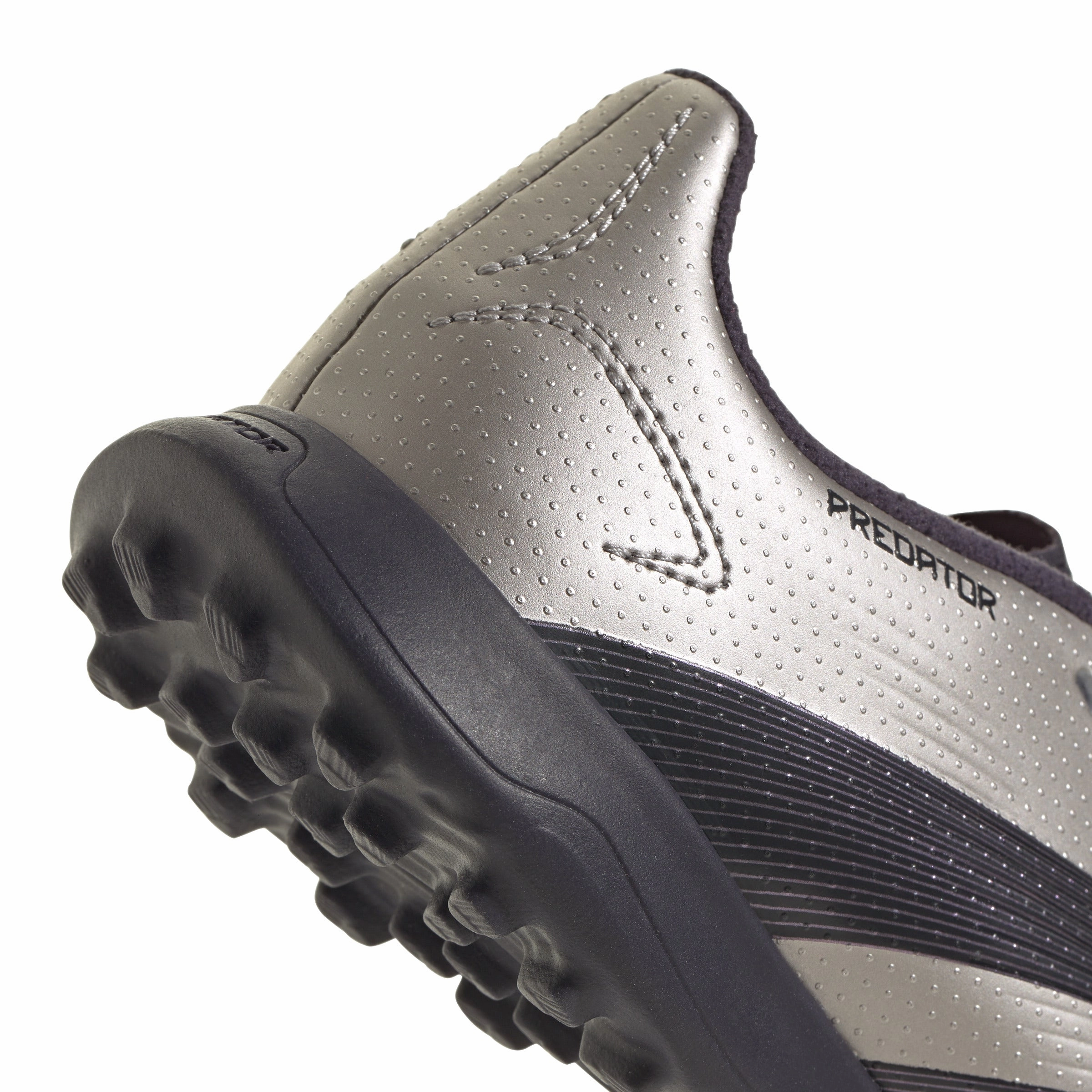 adidas Junior Predator Club TF Turf Soccer Shoes - Turbo/ Aurbla/ Platinm Touch Focus Zone Fit