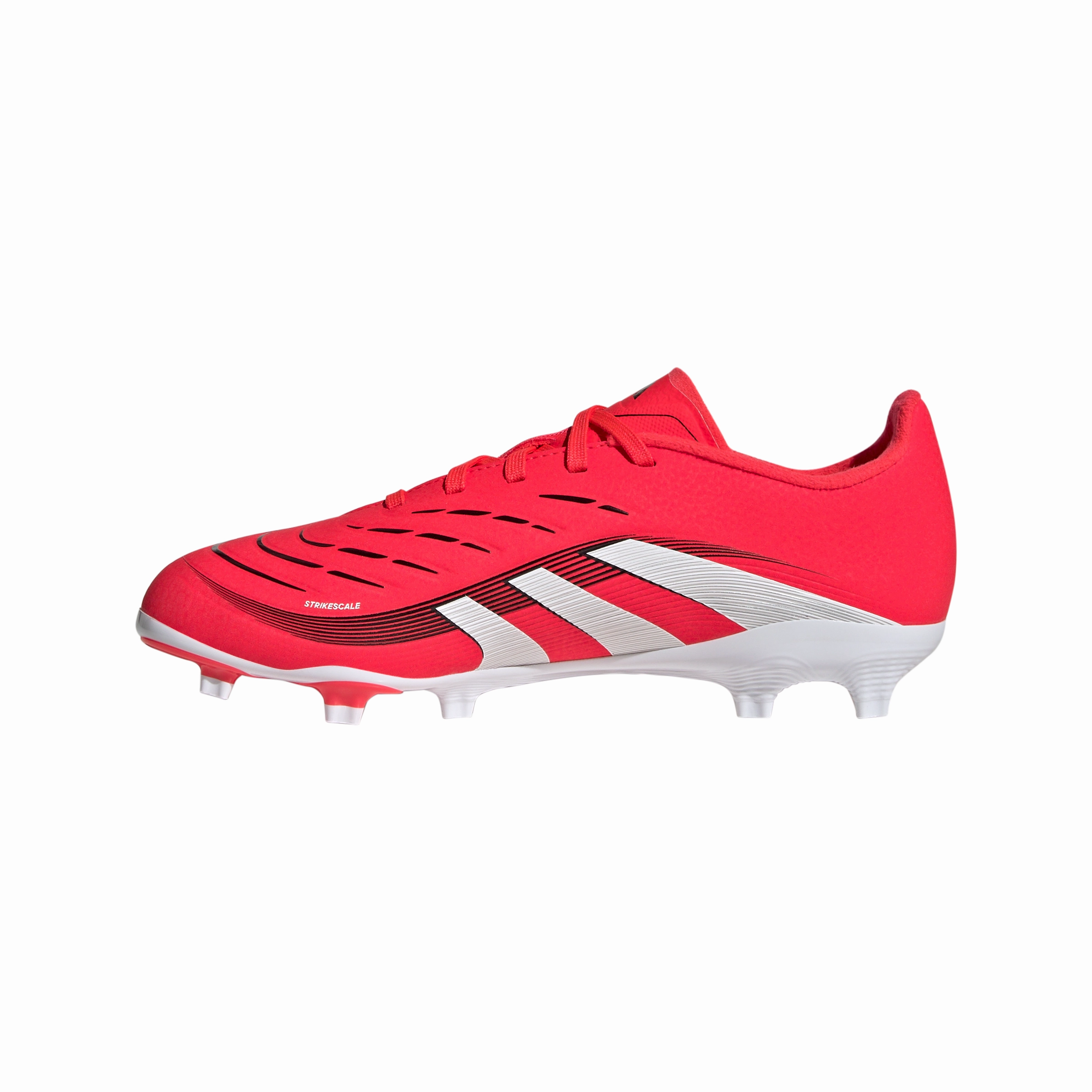 adidas Junior Predator League FG/MG Firm Ground Soccer Cleats - lucid red/ftwr white/core black Ground Speed Stability Core