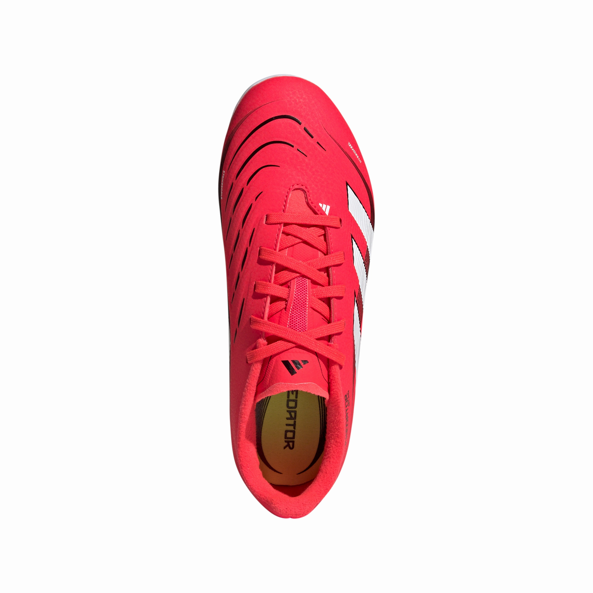 adidas Junior Predator League FG/MG Firm Ground Soccer Cleats - lucid red/ftwr white/core black Power Step Motion Stability