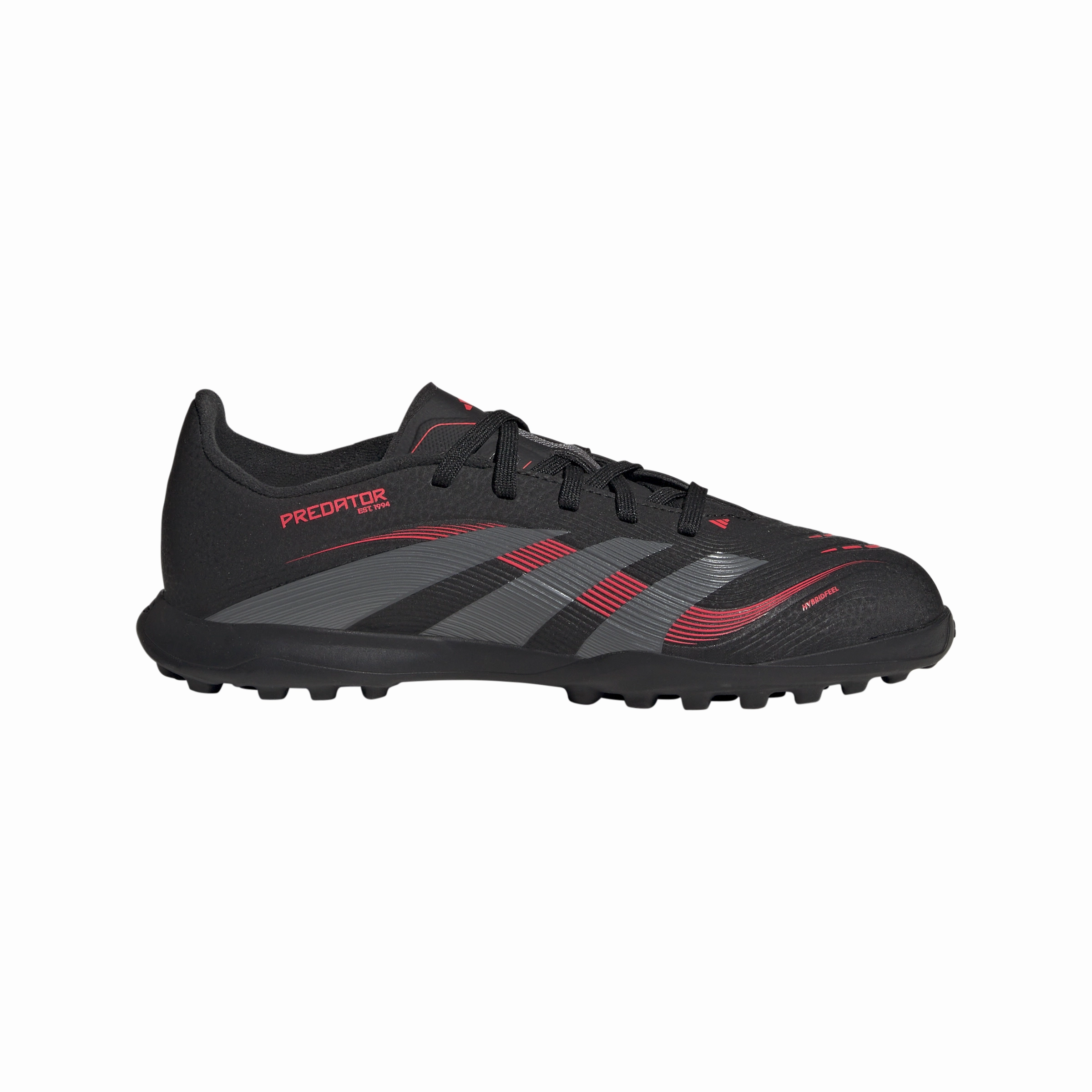 adidas Junior Predator League TF Turf - core black/grey four/lucid red Agility Training Power Launch
