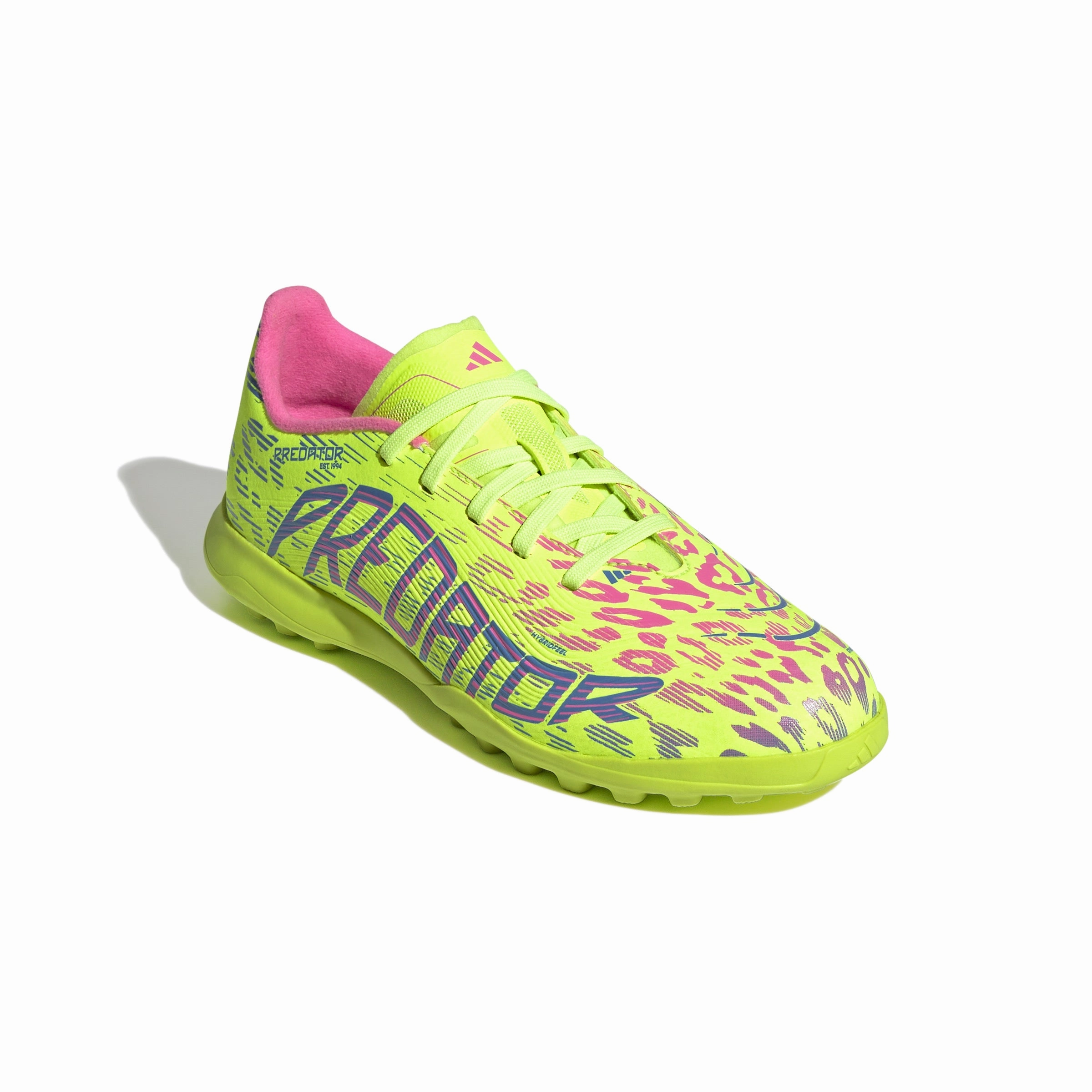Weekend Game Speed Path adidas Junior Predator League TF Turf - lucid lemon/blue fusion/lucid pink