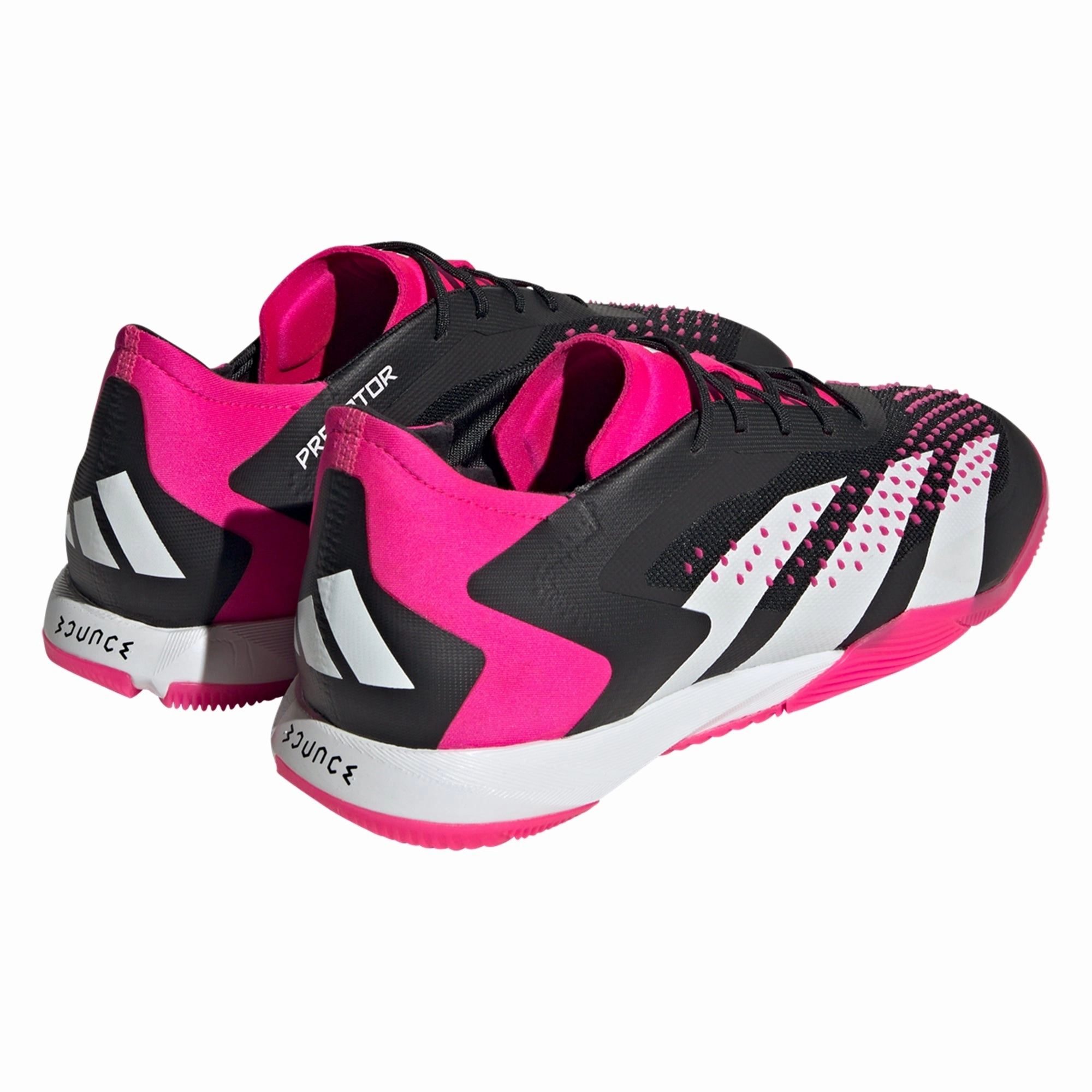 Cushioned Midsole adidas Predator Accuracy.1 IN Indoor Shoes  - Core Black / Cloud White / Team Shock Pink 2