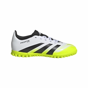 Quick Cut Fast Response adidas Predator Club TF Turf Junior- Ftwr White/ Core Black/Lucid Lemon