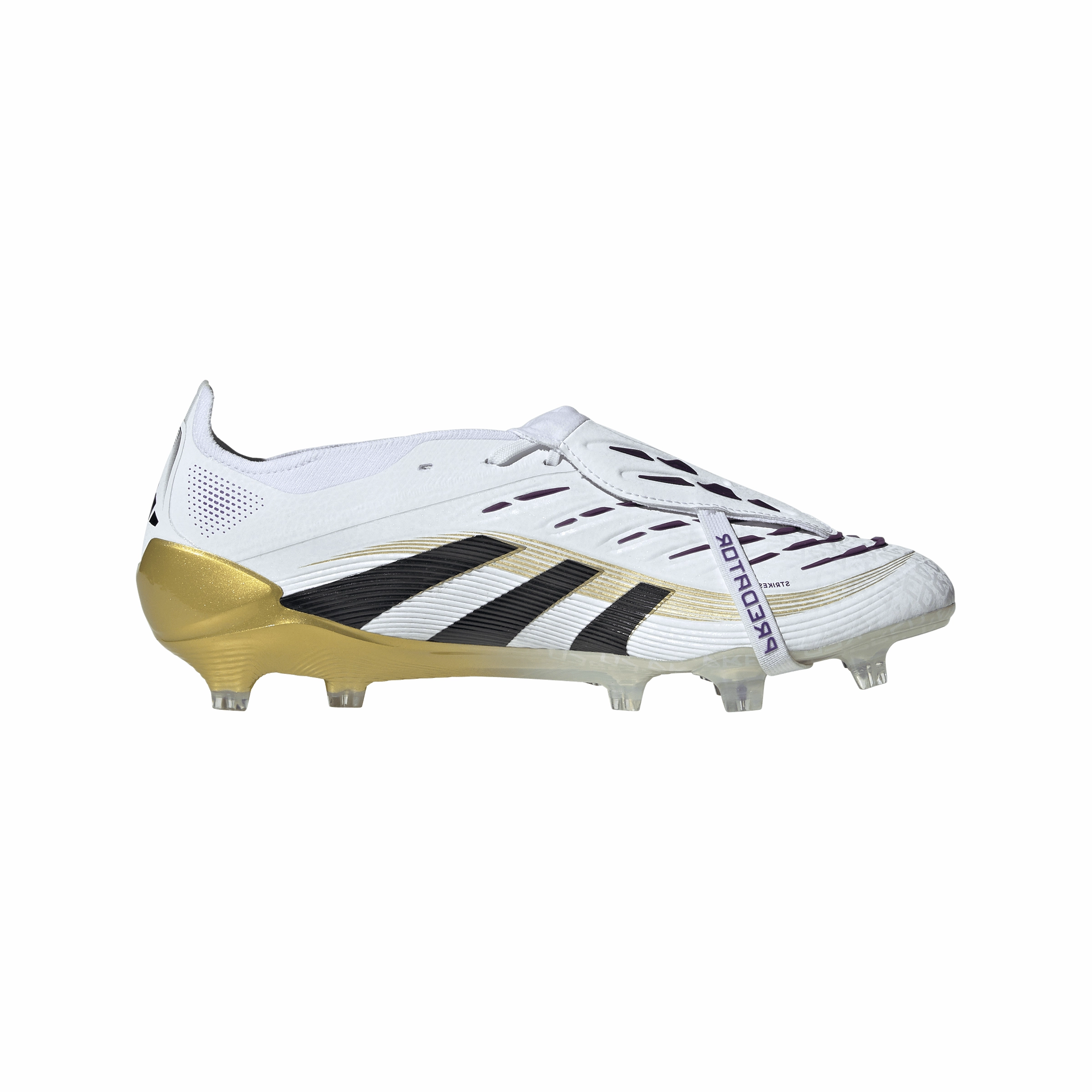 adidas Predator Elite FT FG Firm Ground - Ftwr/Core Black/Gold Met Quick Foot