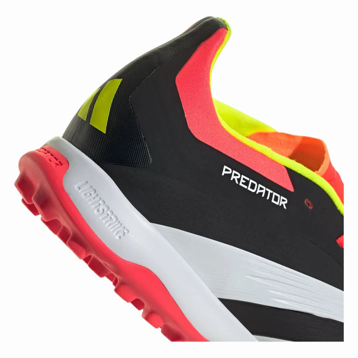 Rapid Foot adidas Predator Elite TF Turf Soccer Cleat - Core Black/White/Solar Yellow