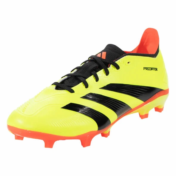 adidas Predator League FG Firm Ground Soccer Shoes - Tesoye/ Solar Red/ CBlack Final Whistle Outsole Grip