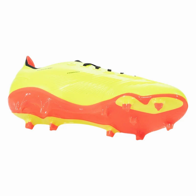 adidas Predator League FG Firm Ground Soccer Shoes - Tesoye/ Solar Red/ CBlack Upper Control