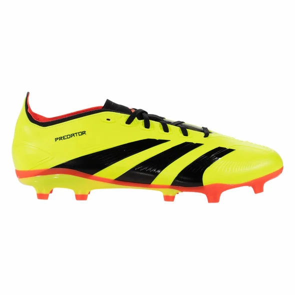 adidas Predator League FG Firm Ground Soccer Shoes - Tesoye/ Solar Red/ CBlack Game Venue