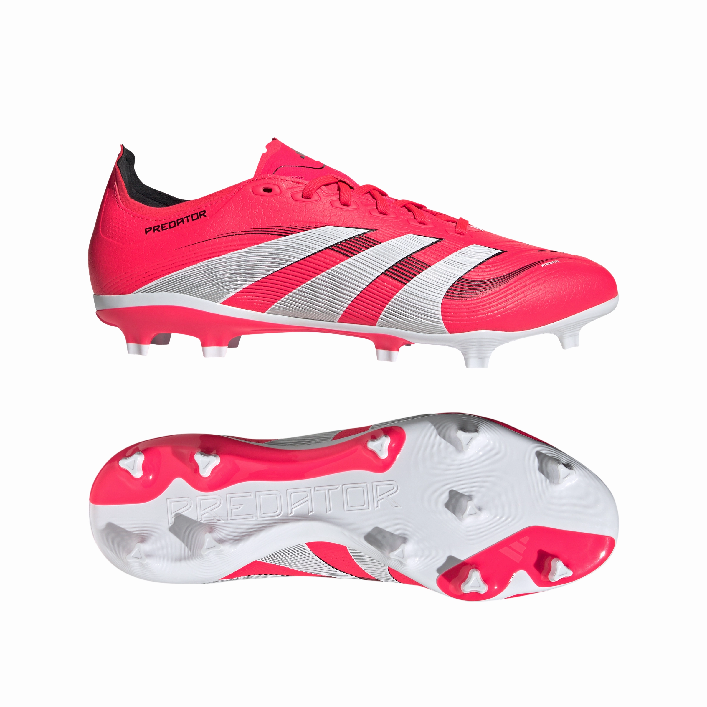 adidas Predator League FG/MG Firm Ground/Multi Ground Soccer Cleats - lucid red/ftwr white/core black Adaptive Sole