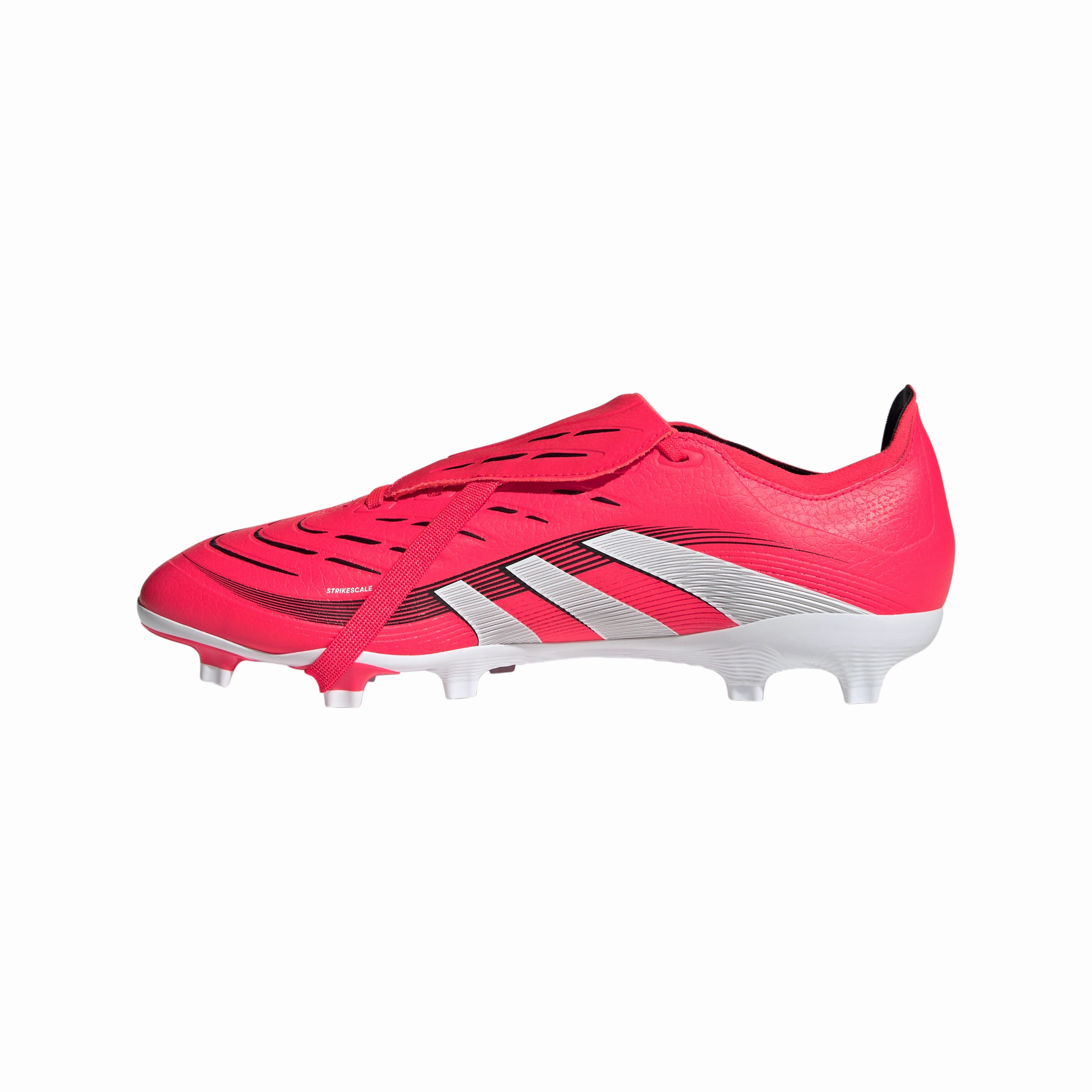 adidas Predator League Fold Tounge FG/MG Soccer Cleat - lucid red/ftwr white/core black Run Motion Match Line