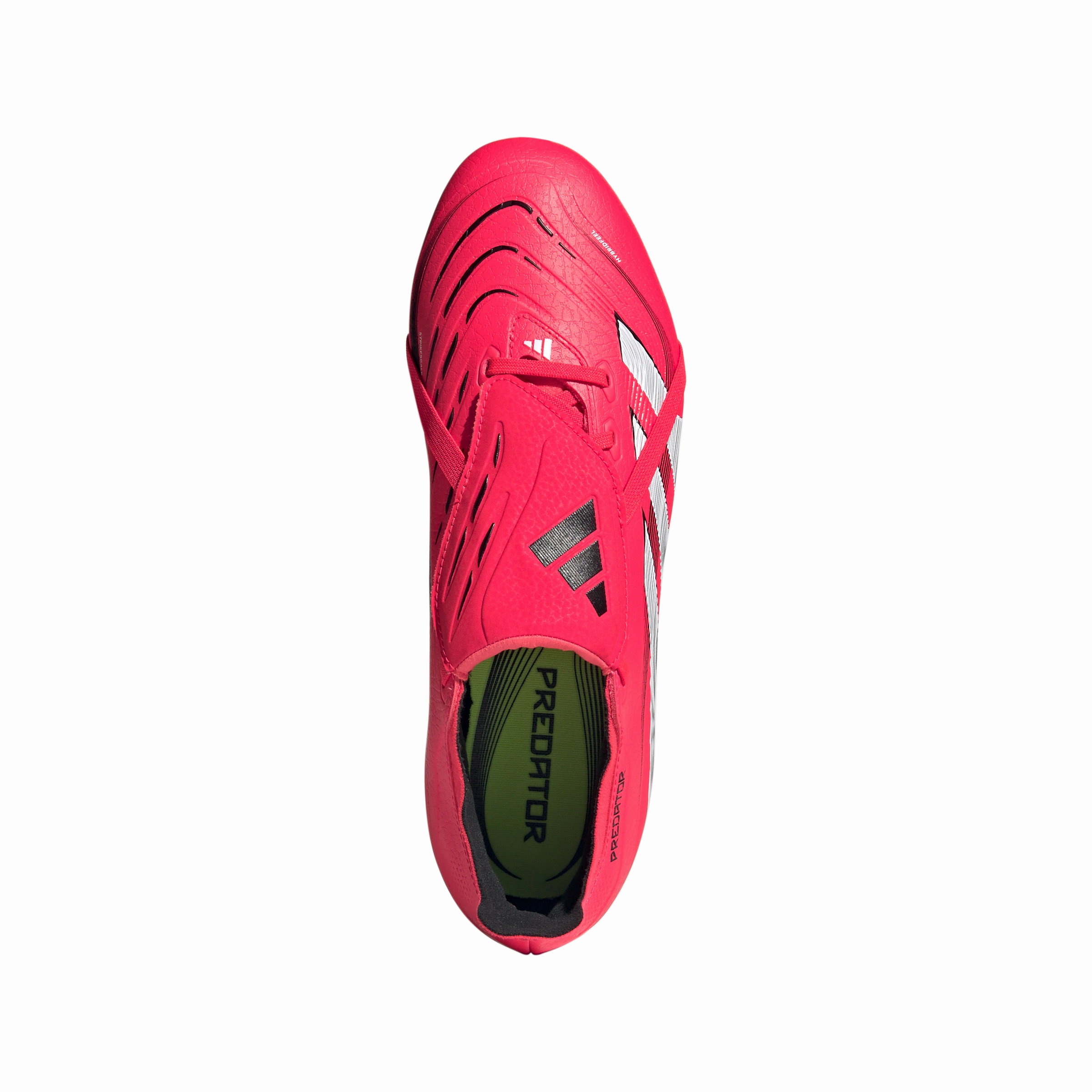 adidas Predator League Fold Tounge FG/MG Soccer Cleat - lucid red/ftwr white/core black Sturdy Base