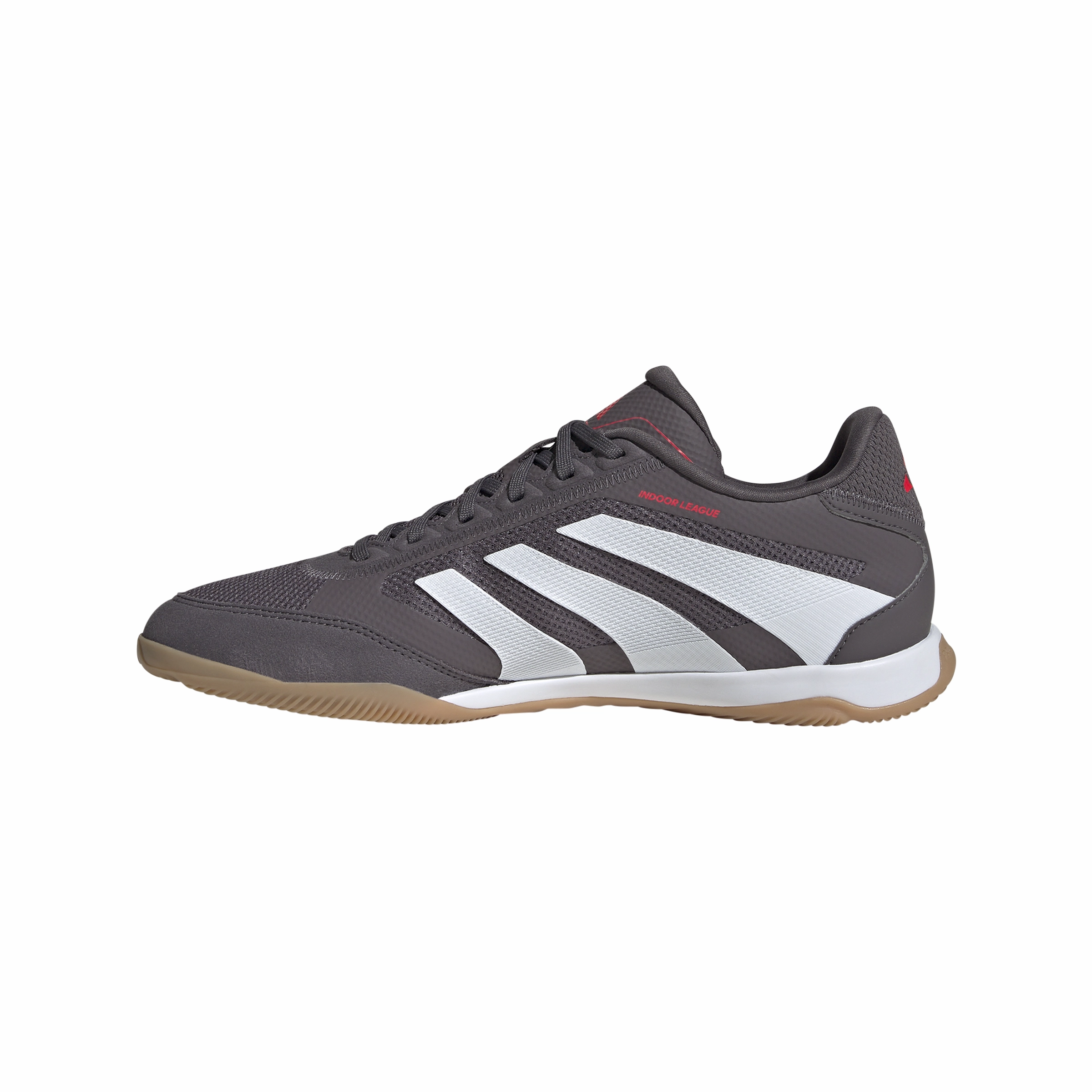 adidas Predator League IN indoor Soccer Shoes - grey strata/ftwr white/lucid red Street Style