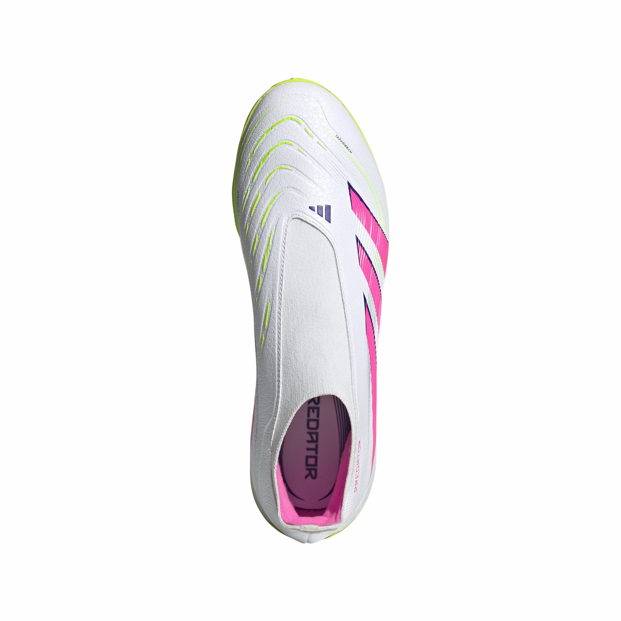 adidas Predator League LL TF Turf Soccer Shoes - FTWhite/ LucPink/ Luclem Touch Focus Defensive Play
