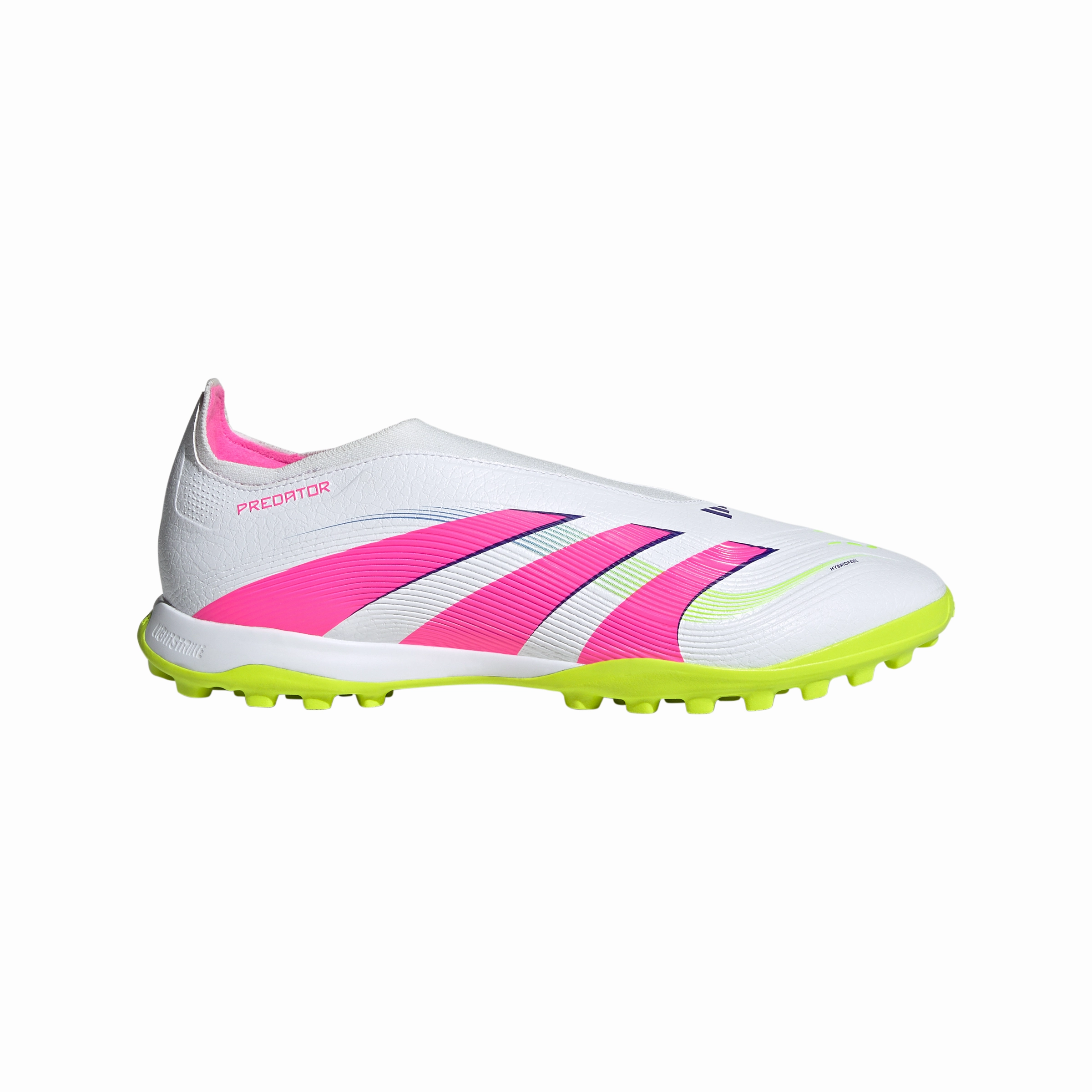 Slip Resistant adidas Predator League LL TF Turf Soccer Shoes - FTWhite/ LucPink/ Luclem