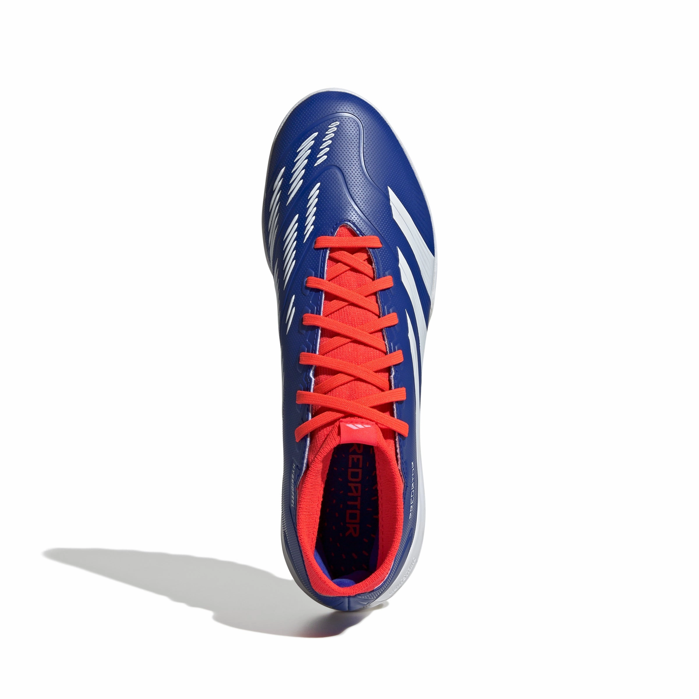 Stable Ground On Field adidas Predator League MID TF Turf Soccer Shoes - LucBlu/ FTWhite/ Solar Red
