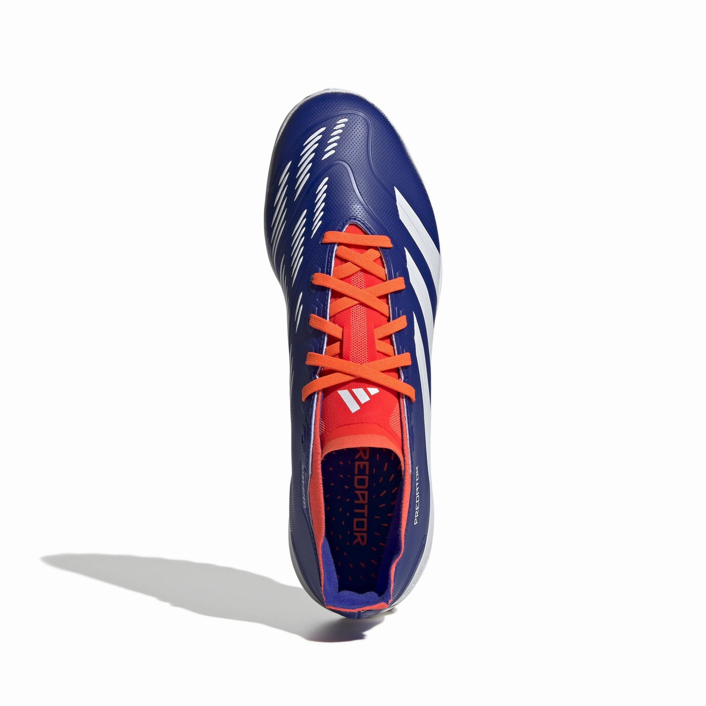 adidas Predator League TF Turf Soccer Shoes - LucBlu/ FTWhite/ Solar Red Soft Touch
