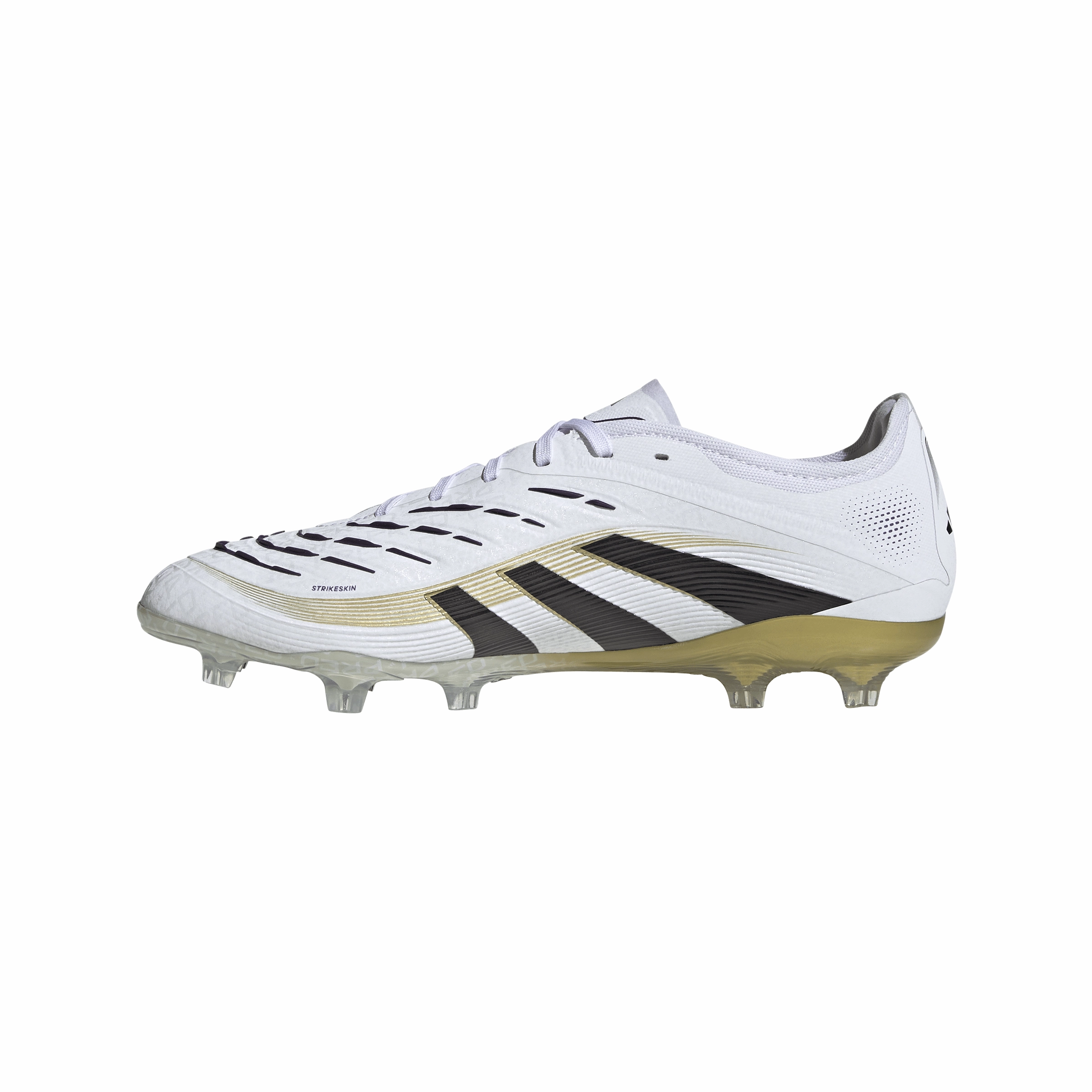 adidas Predator Pro FG Firm Ground - Ftwr/Core Black/Gold Met Speed Tap Response Time