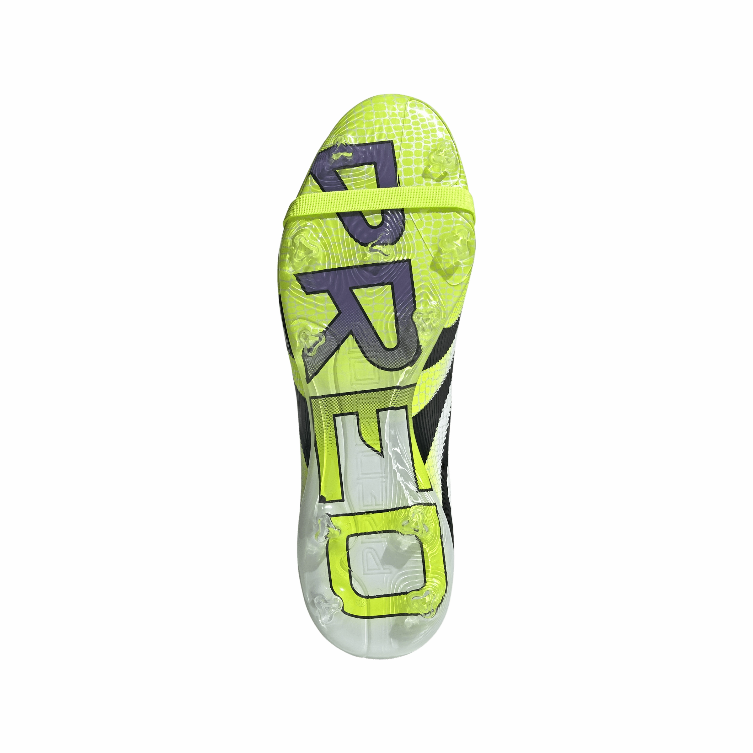 Pace Grip adidas Predator Pro FT FG Firm Ground Soccer Shoes - Ftwr White/ Core Black/ Lucid Lemon