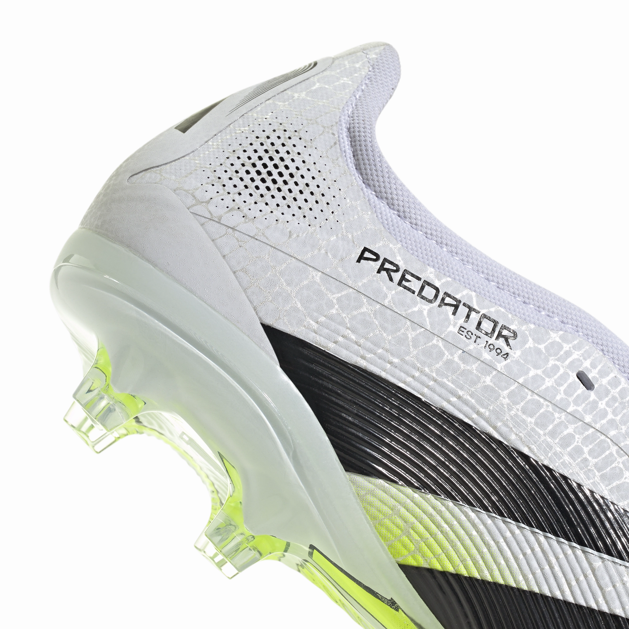 Running Track Running support adidas Predator Pro FT FG Firm Ground Soccer Shoes - Ftwr White/ Core Black/ Lucid Lemon