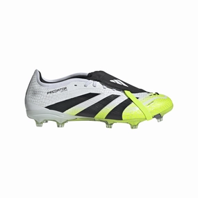 Step Balance adidas Predator Pro FT FG Firm Ground Soccer Shoes - Ftwr White/ Core Black/ Lucid Lemon