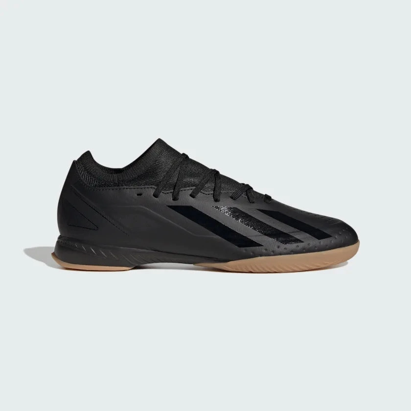 adidas X Crazyfast.3 IN Indoor Soccer Shoes - CBlack/ CBlack/ CBlack sporty sneakers