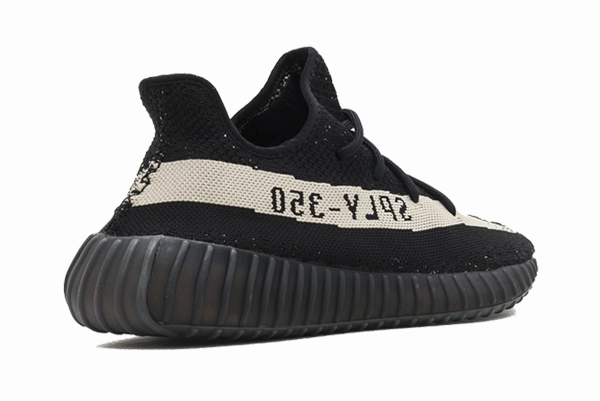 rough - surface running wear Adidas Yeezy Boost 350 V2 "Black/White"