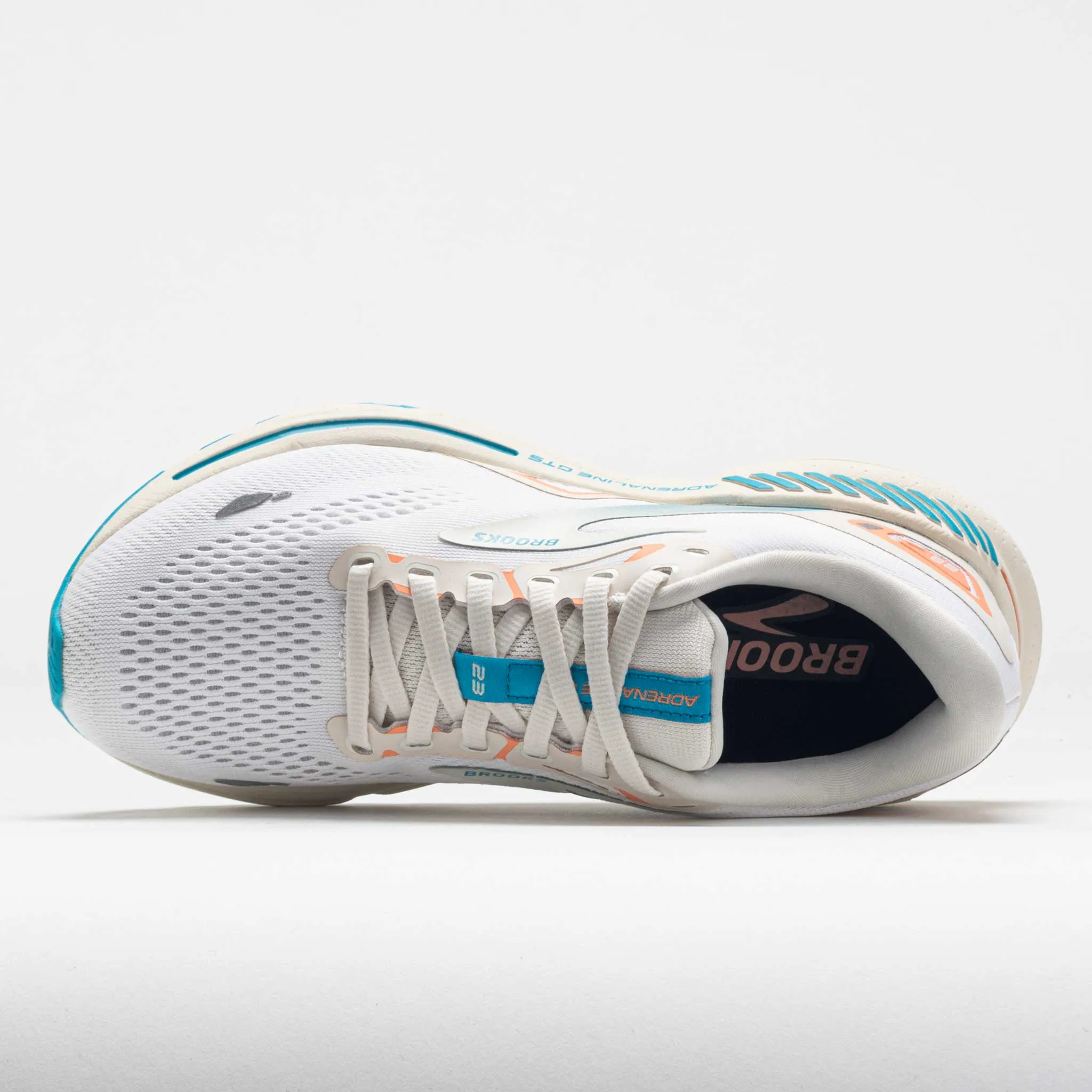 running shoes for professional female runners Quick - drying fabric Brooks Adrenaline GTS 23 Women's  Coconut/Papaya/Blue