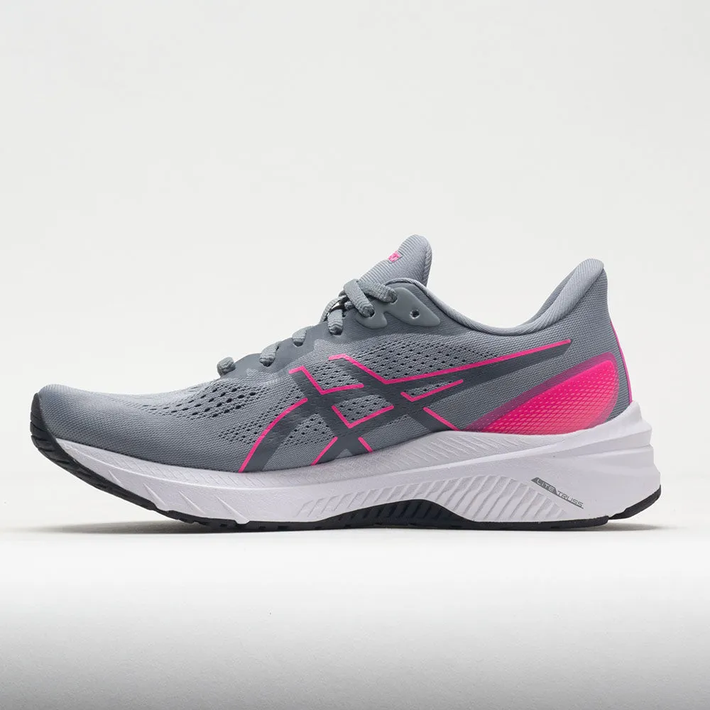ASICS GT-1000 12 Women's  Sheet Rock/Hot Pink logo - embroidered shoes Tempo run