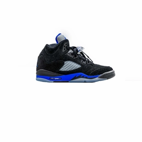 running for a healthy lifestyle rainbow - design shoes Air Jordan 5 (GS), Racer Blue