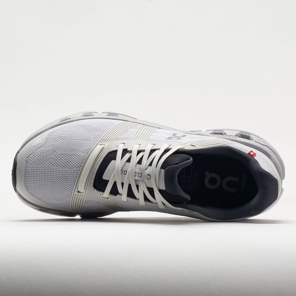 running in university tracks shoes On Cloudgo Women's  White/Glacier