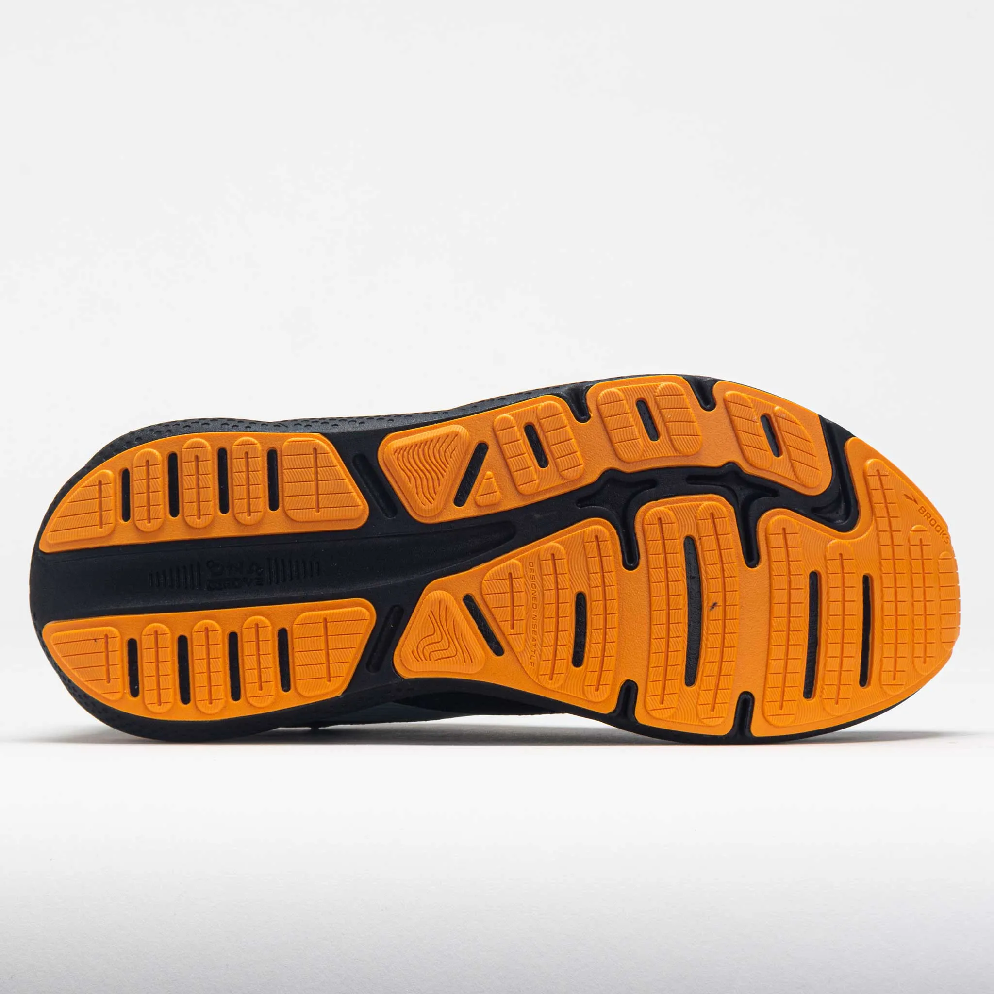 Easy On And Off Brooks Ghost Max Men's  Black/Orange/Cloud Blue