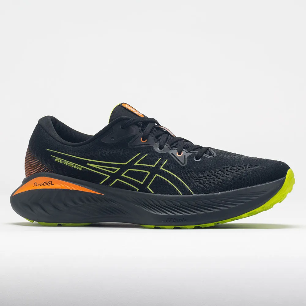 running on uneven ground shoes ASICS GEL-Cumulus 25 GTX Men's  Black/Neon Lime