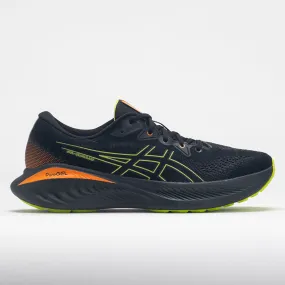 running in a lava field area shoes Shock Absorbing Foam ASICS GEL-Cumulus 25 GTX Men's  Black/Neon Lime
