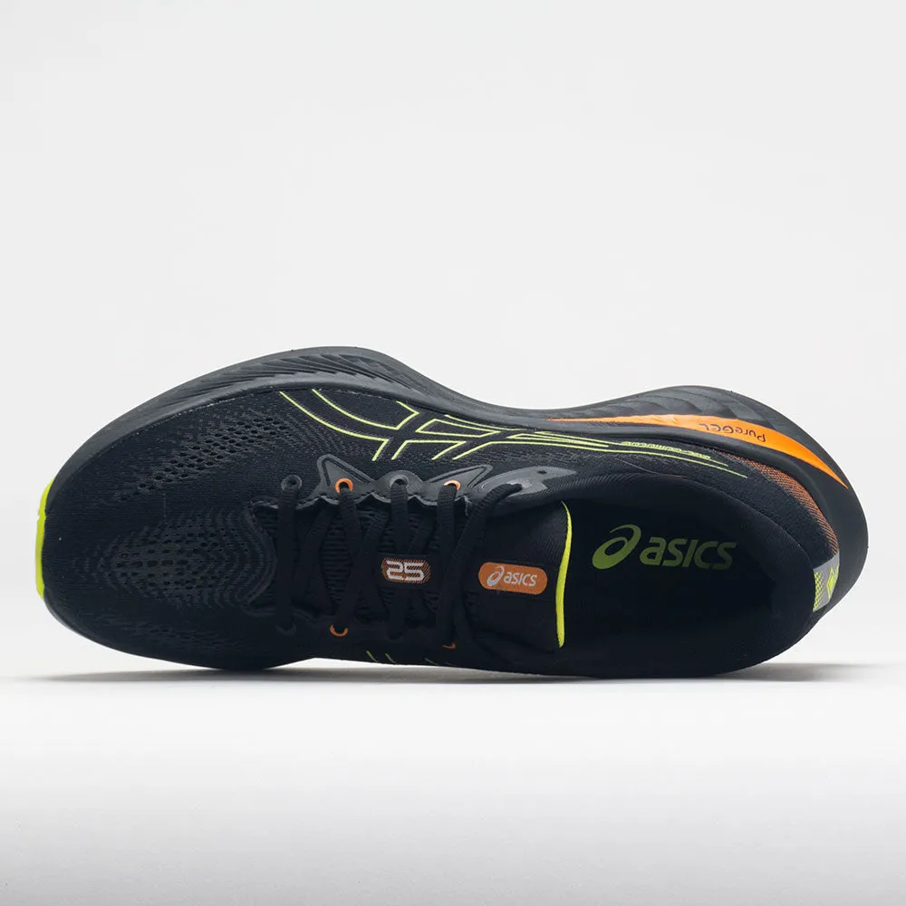 stain - resistant - coating shoes running in evening ASICS GEL-Cumulus 25 GTX Men's  Black/Neon Lime