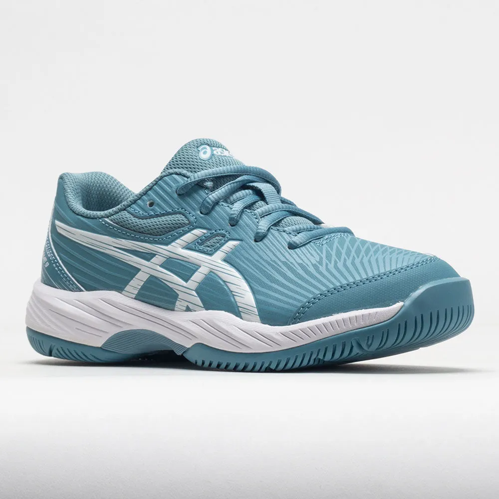 teenage athletic shoes retro - style shoes ASICS GEL-Game 9 Junior  Gris Blue/White