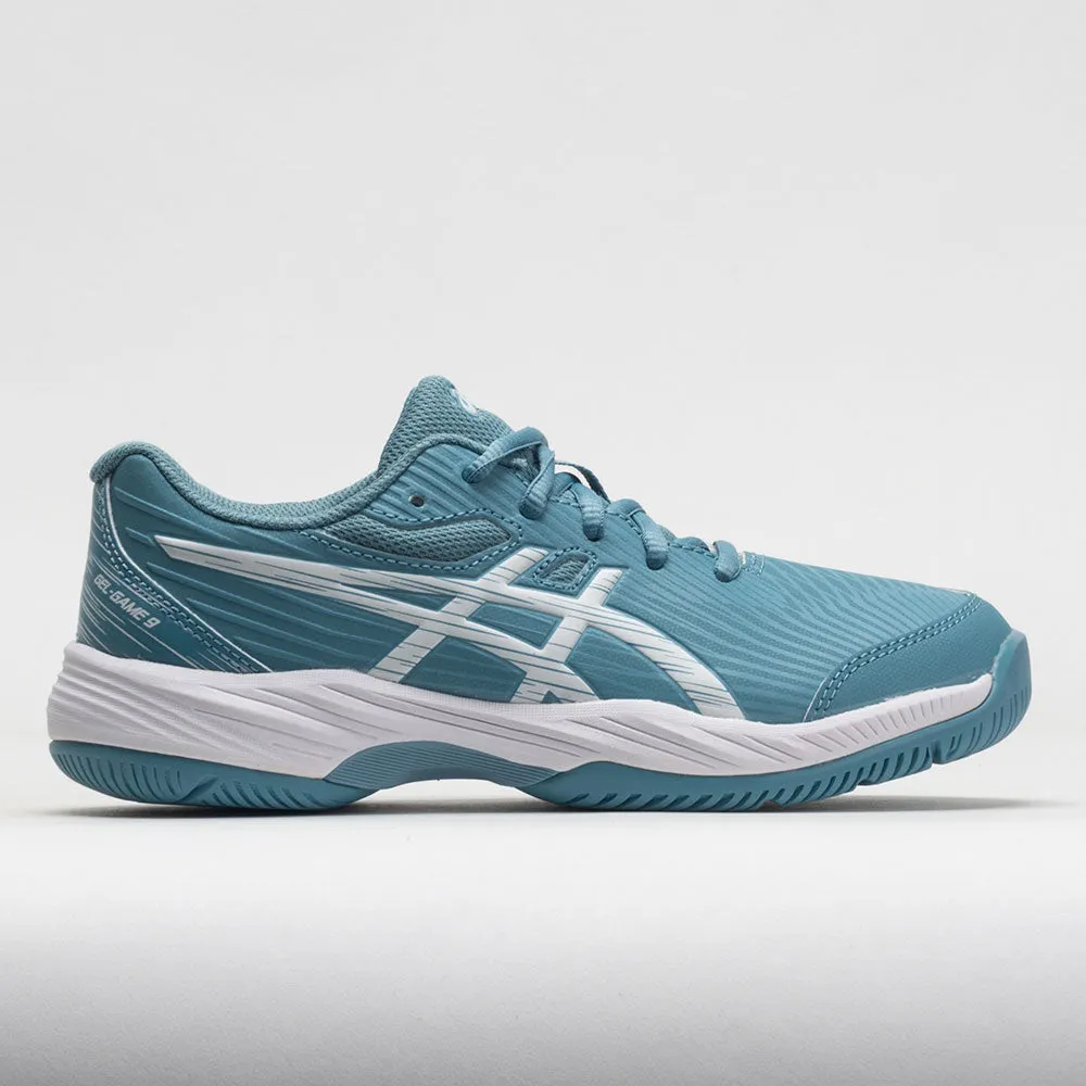 ASICS GEL-Game 9 Junior  Gris Blue/White rainy - day - runner