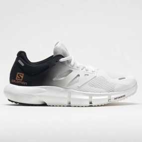 men's sports footwear running in a kelp forest area shoes Salomon Predict 2 Women's  White/Black/White