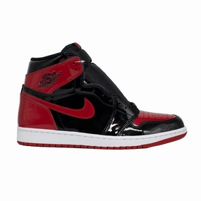 fall running shoe environment sports shoe alternative Air Jordan 1 High, Patent Bred