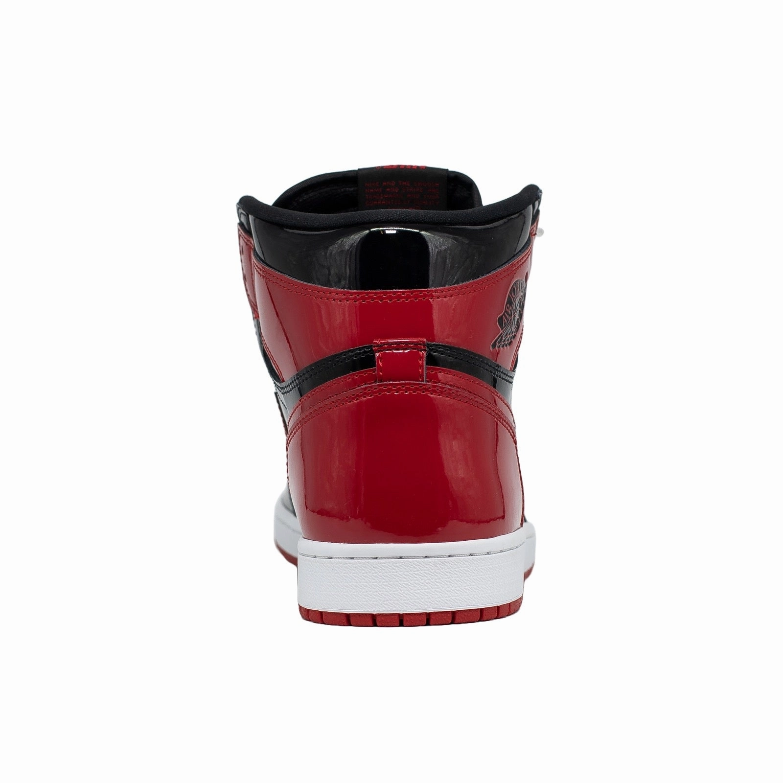Breathable - mesh Air Jordan 1 High, Patent Bred
