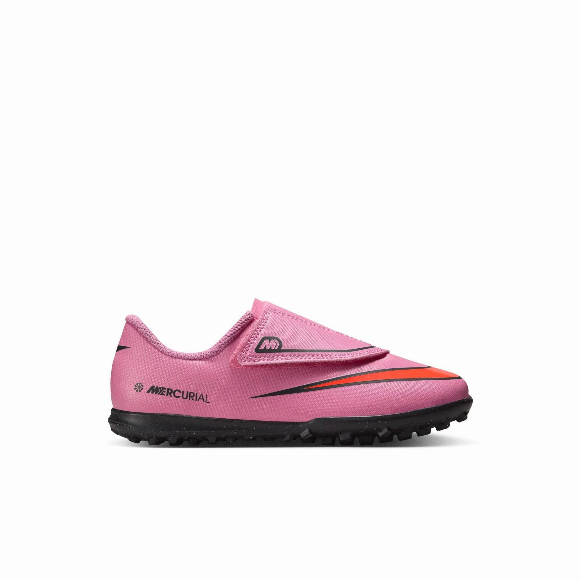 cross - country - specific shoes Men's Nike Jr. Mercurial Vapor 16 TF Turf Soccer Shoes - Magic Flamingo/Black-Total Crimson