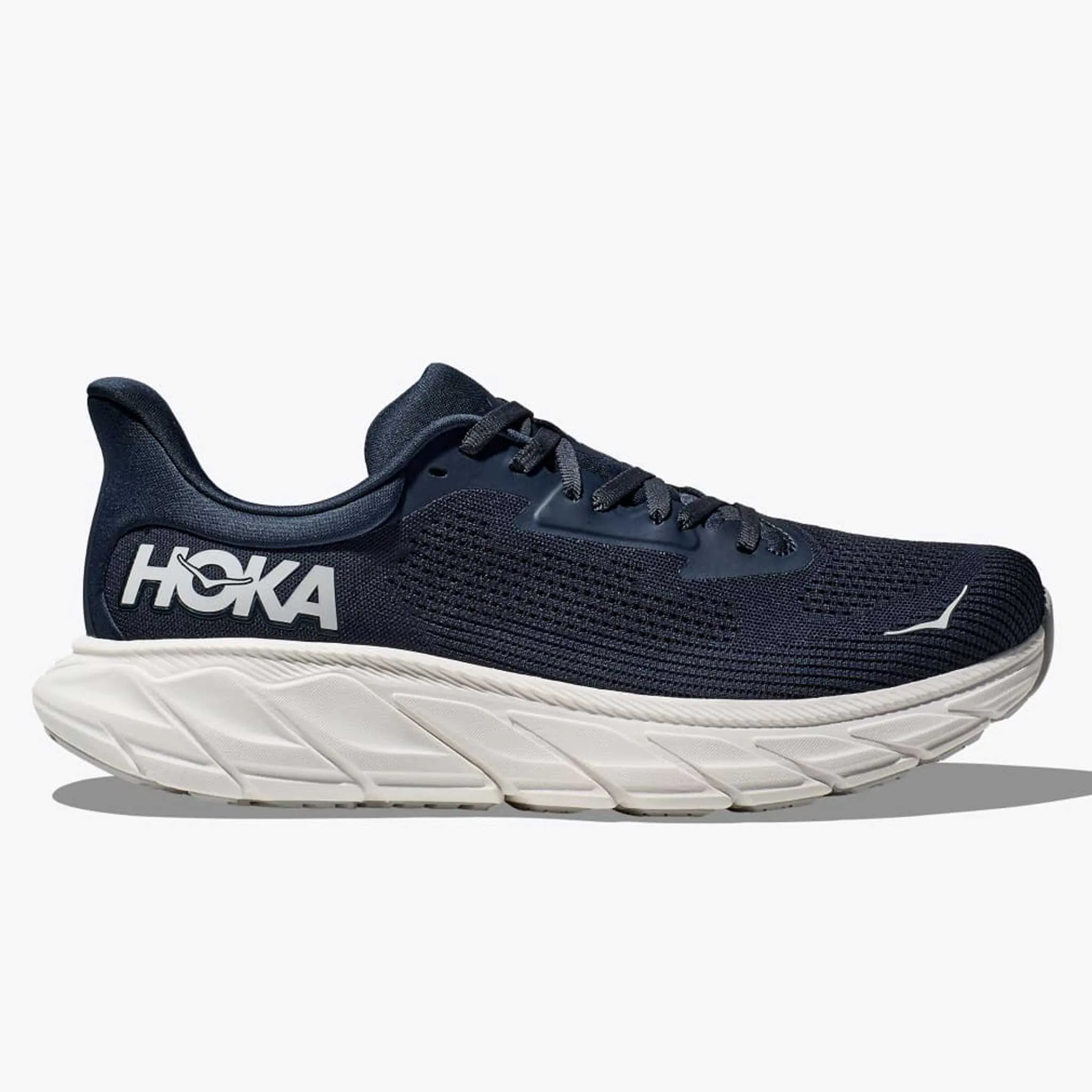 HOKA Arahi 7 Men's  Outer Space/White speed work shoe applicability Smooth Soles