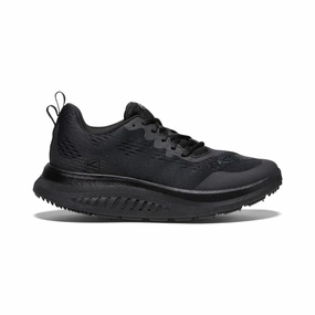 Long Haul Women's WK400 Walking Shoe Triple Black