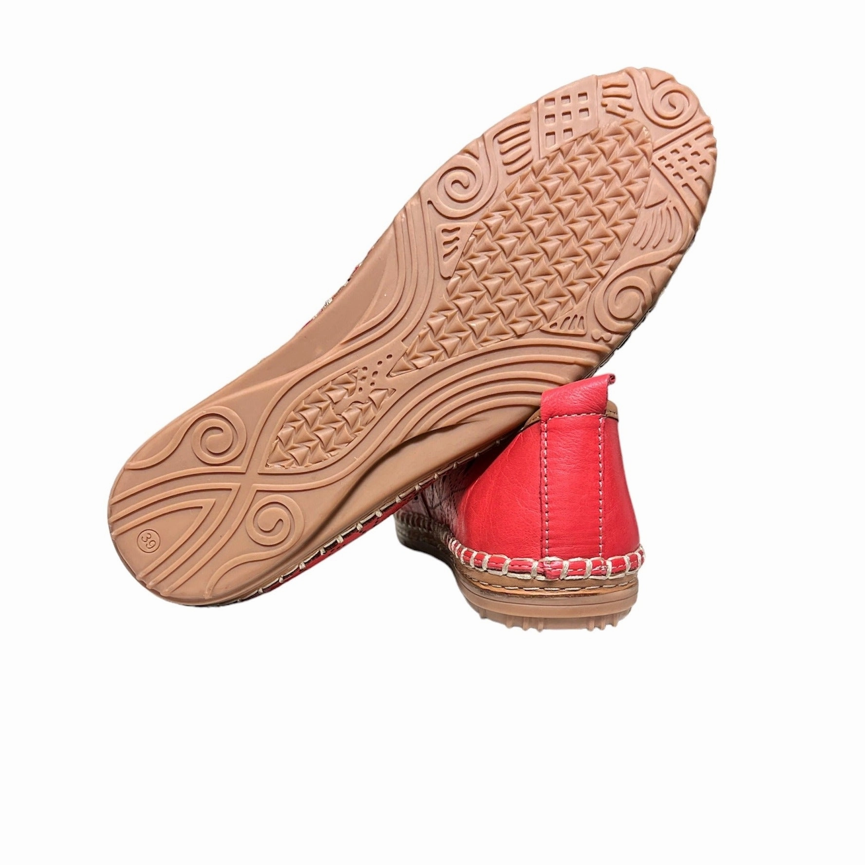 Outdoor Style Emily-01 Red Leather