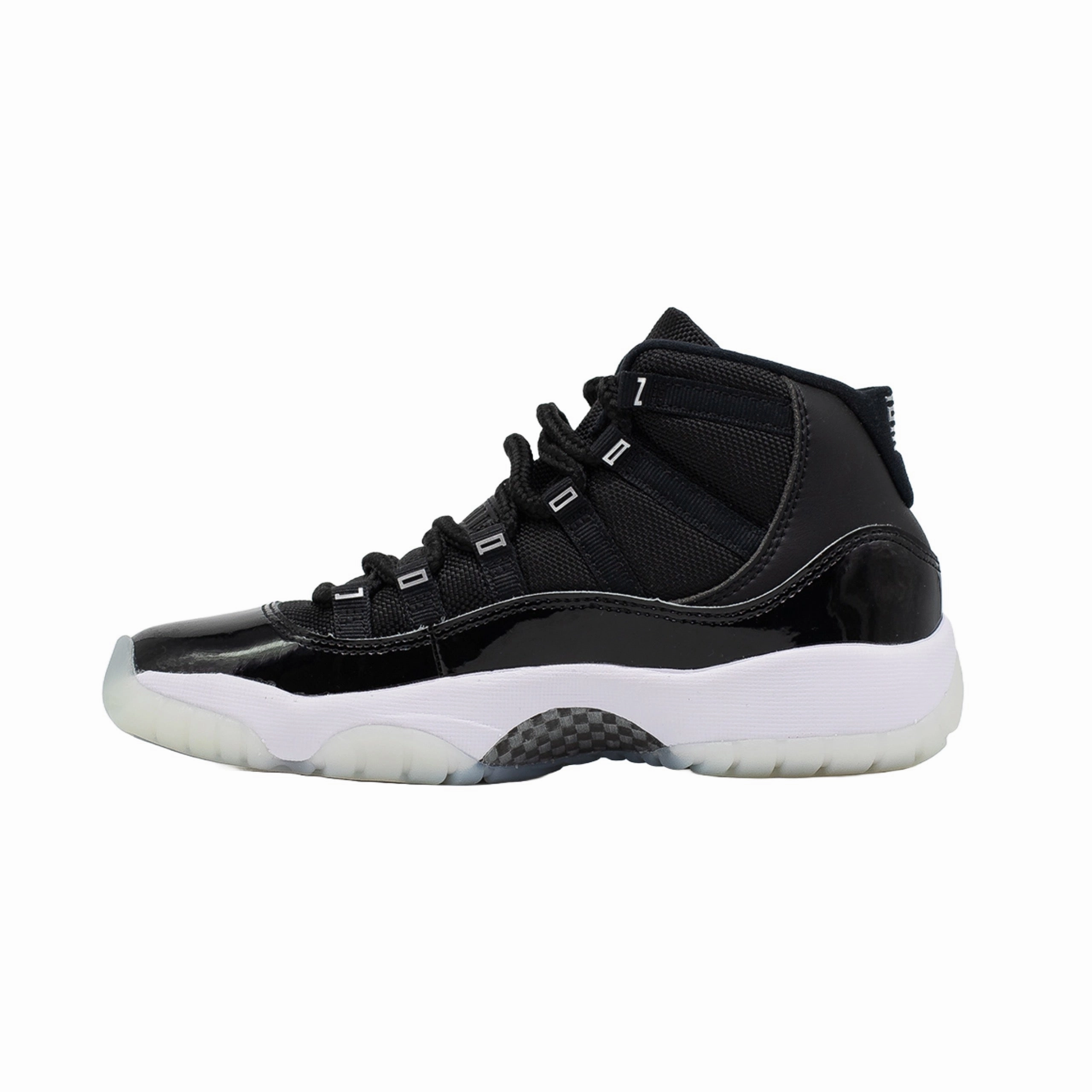 Air Jordan 11 (GS), Jubilee / 25th Anniversary pre - run warm - up