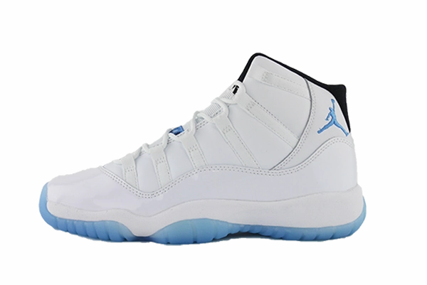 Air Jordan 11 (GS) "Legend Blue" running in community runs shoes rhinestone - decorated running shoes