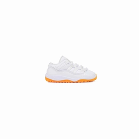 Air Jordan 11 Low (PS), Bright Citrus (2021) Orthopedic - friendly spiritual - event running option