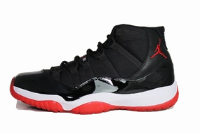 solid colored shoes Air Jordan 11 "Bred"