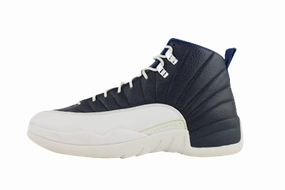 running in a salt flat area shoes Knit Material Air Jordan 12 "Obsidian"