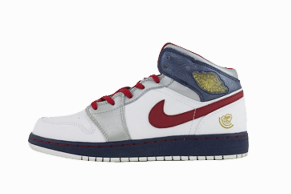 textured - lining shoes Air Jordan 1 (GS) "Olympic"